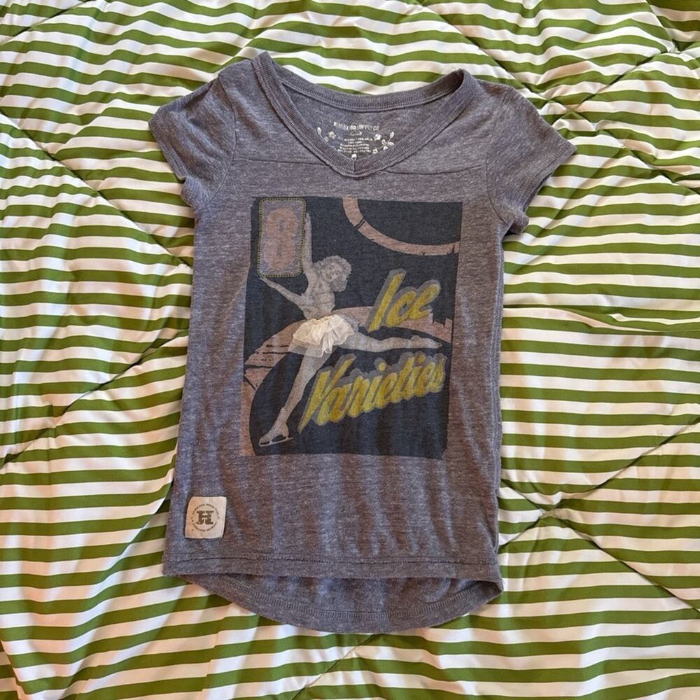 Mossimo Supply Co. Gray Graphic 'Ice Varieties' Short Sleeve Tee